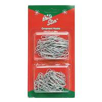 Brite Star 1.4" Silver Ornament Hook (125 pack)
